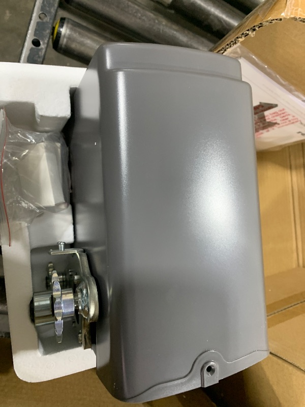 Photo 1 of CO-Z 1400lb Sliding Gate Opener Hardware Security System Kit for Sliding Gates Up to 40 Feet, Automatic Gate Opener with Two Remote Controls, Electric Rolling Driveway Slide Gate Motor - Model CG1400