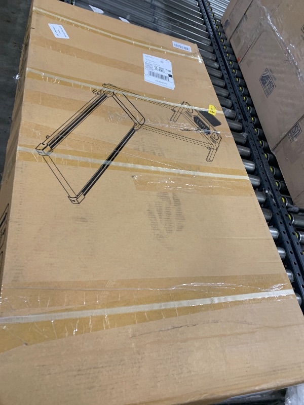 Photo 1 of Treadmill with 8% Incline, Walking Pad Treadmill with Handle Bar, Portable Folding Treadmills for Running and Walking, 3.0HP Brushless Motorized, 5 Layers Shock-Absorbing