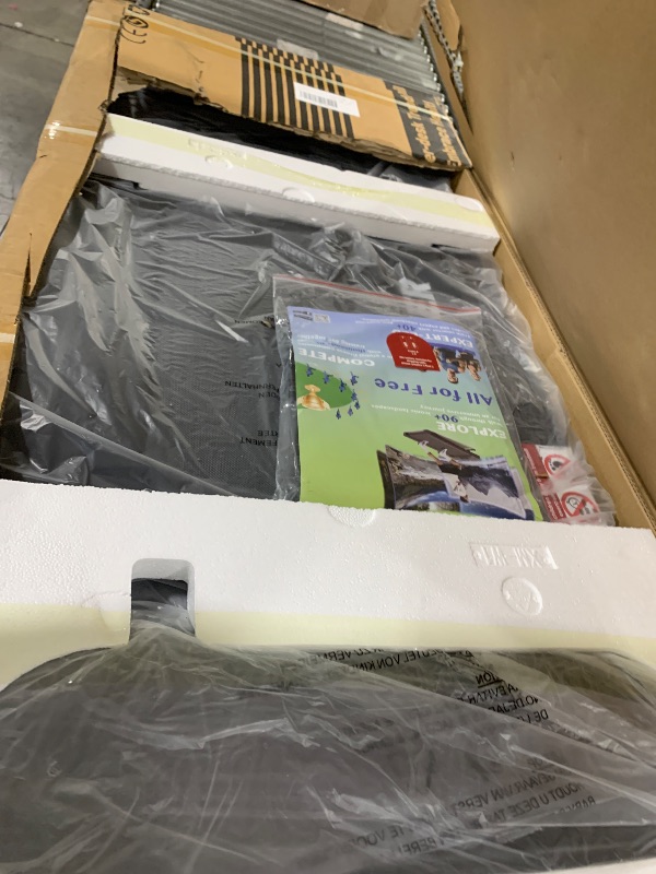 Photo 1 of PACEROCKER Walking Pad Treadmill with 12% 9-Level Auto Incline, 450 lbs Capacity Bluetooth Speaker Under Desk Treadmills for Home Hiking, 5 MPH, Grey Black