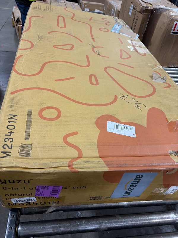 Photo 1 of Babyletto Yuzu 8-in-1 Convertible All-Stages Crib - Conversion Kits for Bassinet, Midi Baby Crib to Toddler Bed, Daybed, Standard Crib & Baby Bed - Portable & Adjustable - GREENGUARD Gold Certified