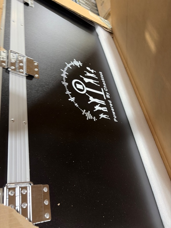 Photo 1 of JIYANG Portable Photo Booth Compatible with Any Ipad,Photo Booth Stand Shell with ChackTok PhotoBooth VIP Member and Flight Case,Free Custom Logo,Perfect for Parties,Wedding and Events(White)