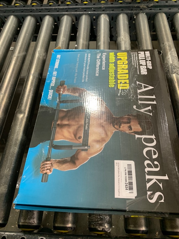 Photo 1 of Ally Peaks Pull Up Bar for Doorway,Multiple Levels Width Adjustable Pull Up Bar Accurately Match Wide and Narrow doorframe,Indoor Chin-Up Bar Workout Bar,USA Original Patent