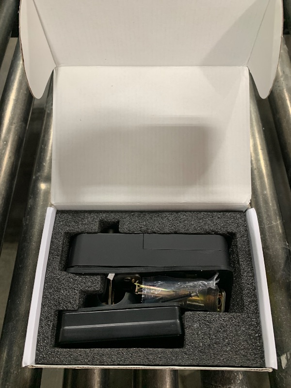 Photo 1 of X3 Apple Home Key Door Lock Deadbolt, iOS ONLY, Smart Keyless Entry Door Lock with Fingerprint, Works with HomeKit Over Thread (Border Router), Voice/App/Remote Control, IP65 Weatherproof, Black