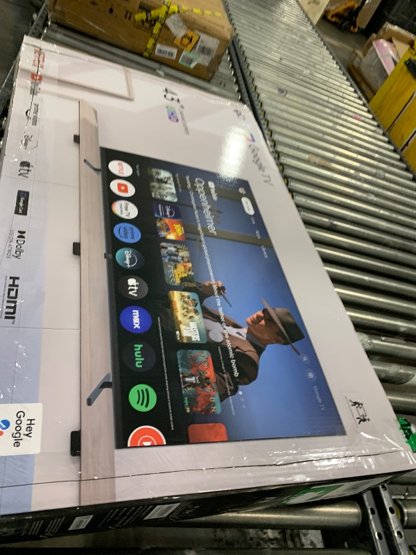 Photo 1 of FPD 43 Inch Smart TV, 4K UHD LED Flat Screen Google TV with Google Cast, Bluetooth, HDMI, Streaming Live, HDR 10, Dolby Vision, Ultra Slim Television(Canvas-Series, CG43-C3, 2026)