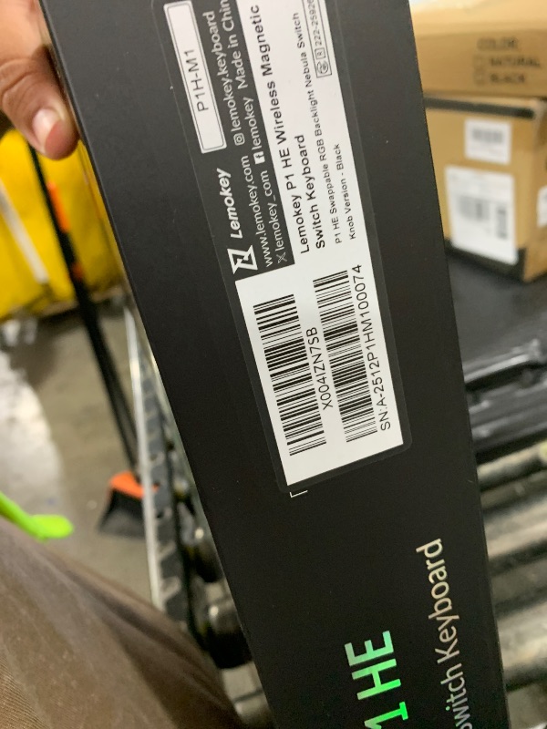 Photo 1 of LEMOKEY P1 HE 75% Wireless Custom Mechanical Gaming Keyboard with Gateron Double-Rail Magnetic Switches Knob Version, QMK 2.4 GHz Bluetooth 5.2 RGB Backlight Compatible with Mac Windows Linux-Black