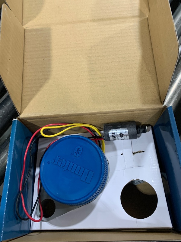 Photo 1 of Hunter NODE-BT-100 Bluetooth Battery Operated Sprinkler Controller with Solenoid, Waterproof Irrigation Timer, Easy Install, for Gardens, Lawns, Parks, Greenhouses