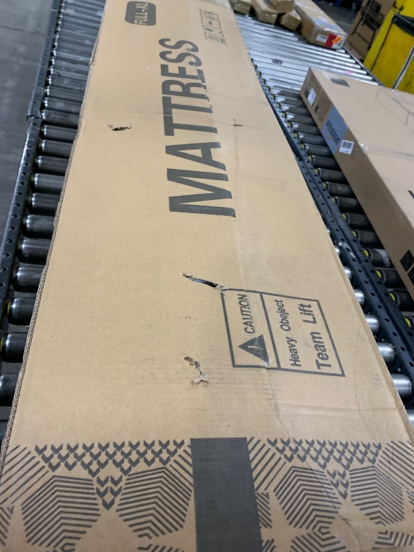Photo 1 of Full XL Mattress, 14 Inch Hybrid Full Mattress in a Box with Cooling Gel Memory Foam & Pocket Springs, Medium Firm for Pressure Relief, Motion Isolation, Back Neck Pain Relief, 54x80 Mattress