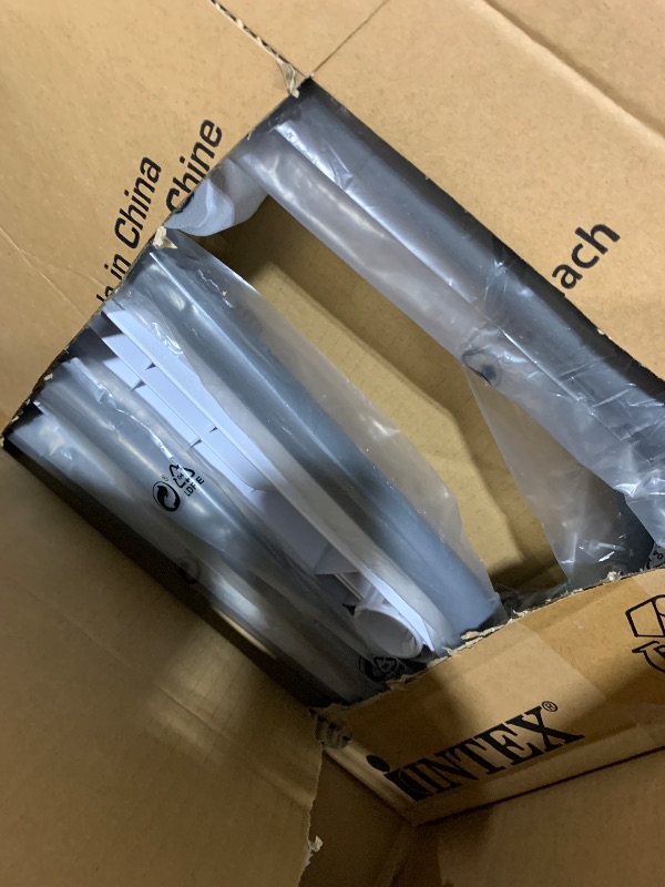 Photo 1 of Intex Ultra XTR Frame 14' x 42" Round Above Ground Outdoor Swimming Pool Set with Sand Filter Pump, Ladder, Ground Cloth, and Pool Cover