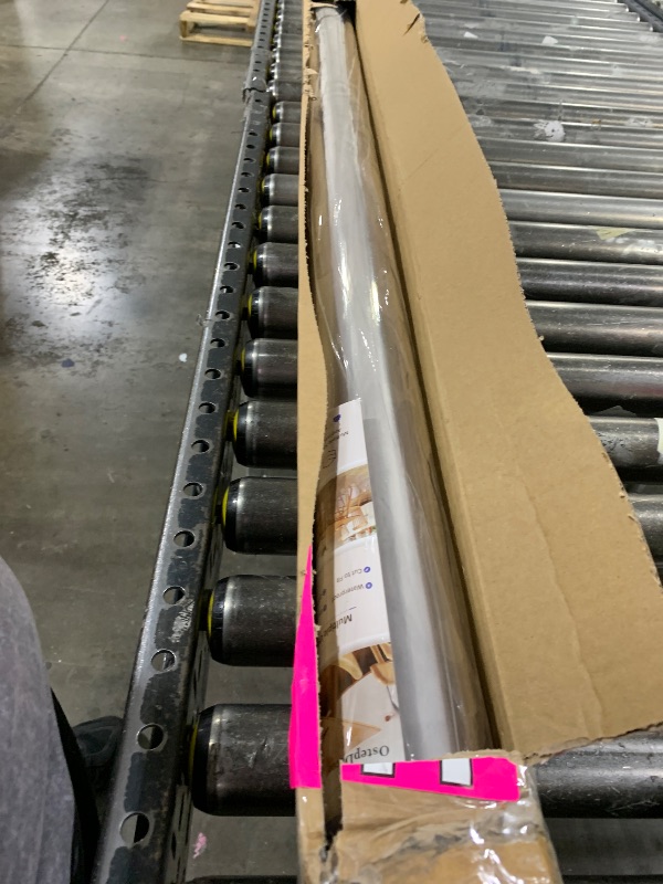 Photo 1 of Clear Table Protector 60 x 60 Inch, 1.5mm Thick Plastic Table Cover, Waterproof PVC Clear Table Cover Protector, Desk Protector Mat, Writing Desk Pad for Desktop, Coffee & Dining Room Table