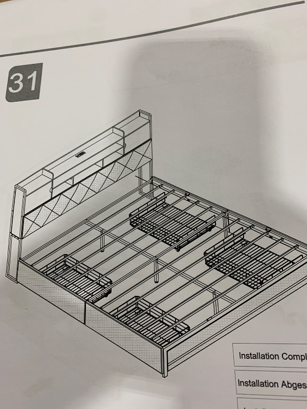 Photo 1 of BED FRAME WITH HEADBOARD