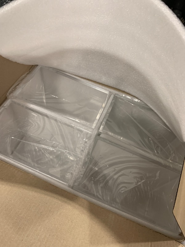 Photo 1 of KISBOX 4 PCS PKMN Booster Box Acrylic Case, 5MM Acrylic Display Case, Clear Ultra Boxes for Display Compatible with PKMN Booster Boxes, Dustproof and Waterproof Display Box
