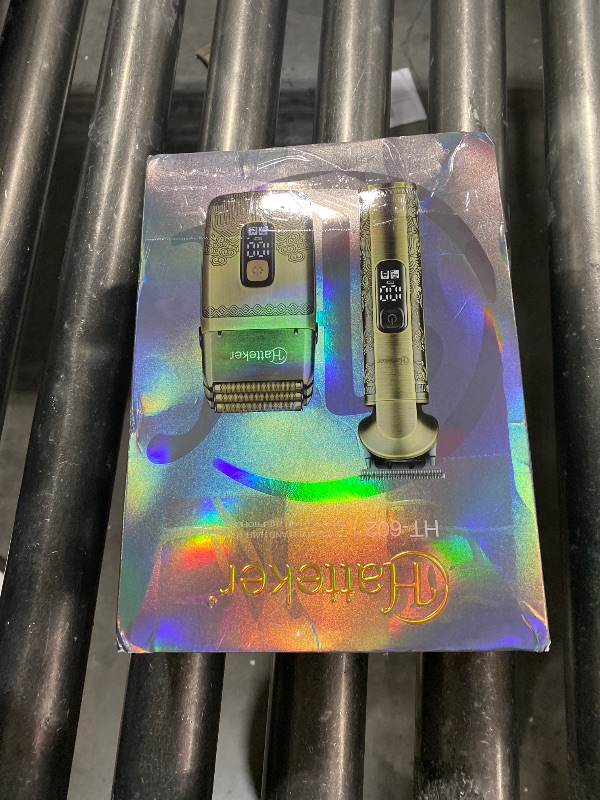 Photo 1 of Hatteker Professional Hair Clipper Electric Razor Foil Shavers for Men Body Nose Ear Hair Grooming Kit with Triple Blades Cordless Waterproof