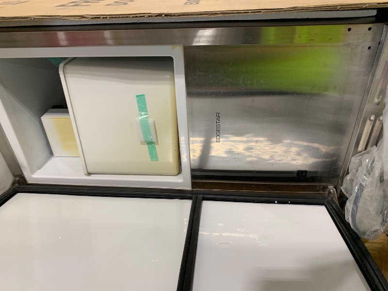 Photo 1 of EdgeStar IB250 15 Inch Wide 20 Lbs. Capacity Free Standing and Undercounter Ice Maker with 25 Lbs. Daily Ice Production - Stainless Steel