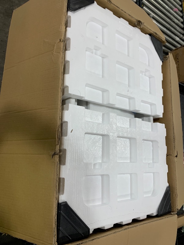 Photo 1 of 30 White Farmhouse Sink Reversible Workstation, Hugsleek Undermount Farm Kitchen Sink 30x20 inch Apron Front White Porcelain Ceramic Fireclay Sinks Single Bowl Under Counter Farmer Basin Accessories