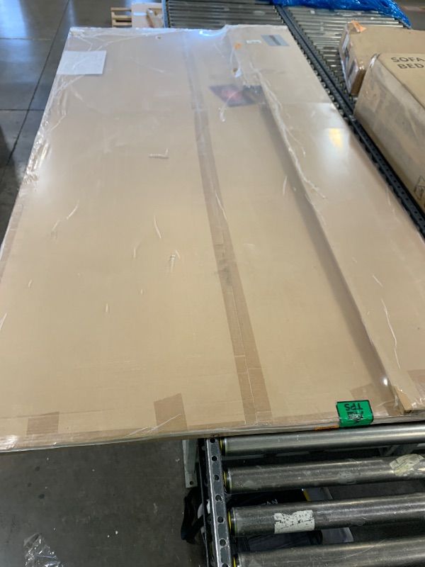 Photo 1 of VIZ-PRO Double-Sided Magnetic Mobile Whiteboard, 96 x 48 Inches, Rolling Dry Erase Board Easel Stand on Wheels with Aluminium Frame for School Office Home 8' x 4'