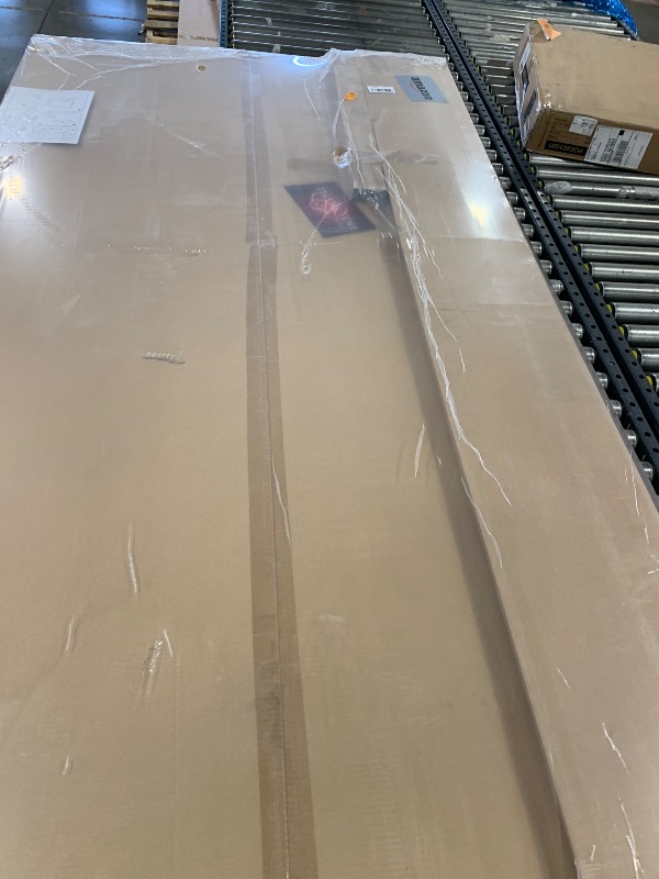 Photo 1 of VIZ-PRO Double-Sided Magnetic Mobile Whiteboard, 96 x 48 Inches, Rolling Dry Erase Board Easel Stand on Wheels with Aluminium Frame for School Office Home 8' x 4'