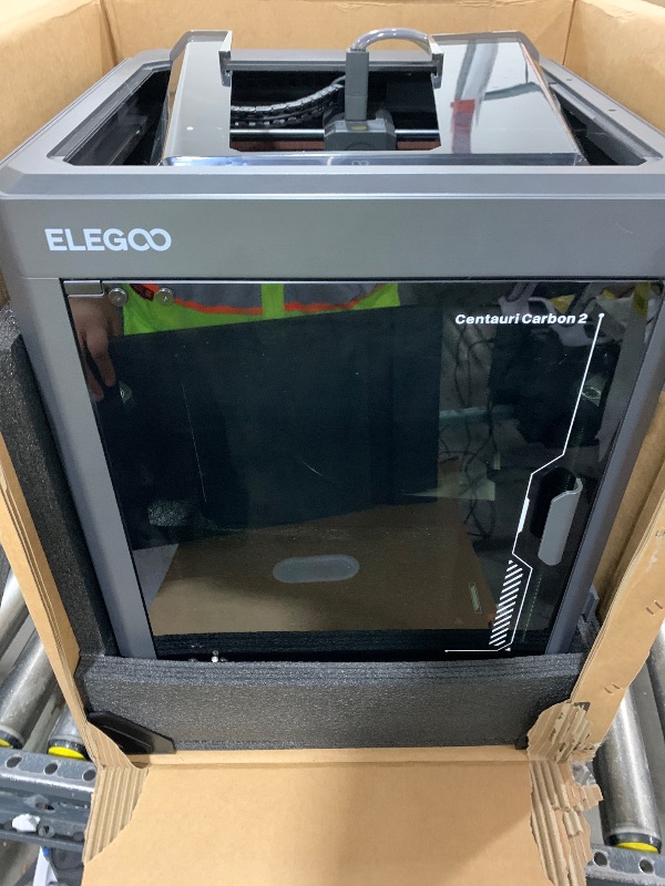 Photo 1 of ELEGOO Centauri Carbon 2 Combo Multi Color 3D Printer, CoreXY 500mm/s High Speed Multicolor Printing with Canvas, 1-Click Full Auto Leveling and 350°C High-Temp Nozzle, 256x256x256mm Build Volume