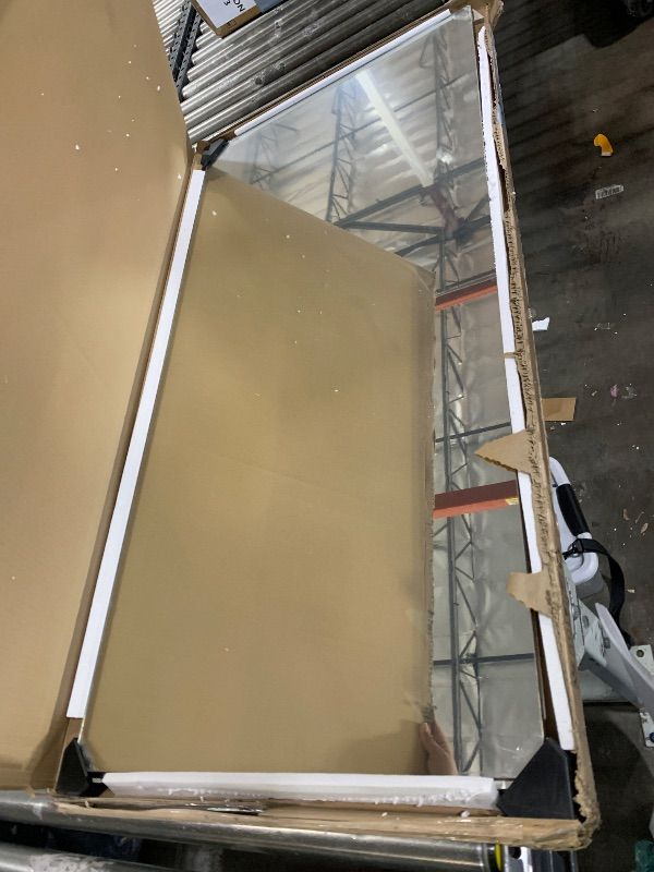 Photo 1 of Amorho 48''x24''(Each)-3Pack Gym Mirror, Tempered Glass Frameless Full Body Mirror for Home, Yoga Studios, Dance Rooms, Garage Gyms.