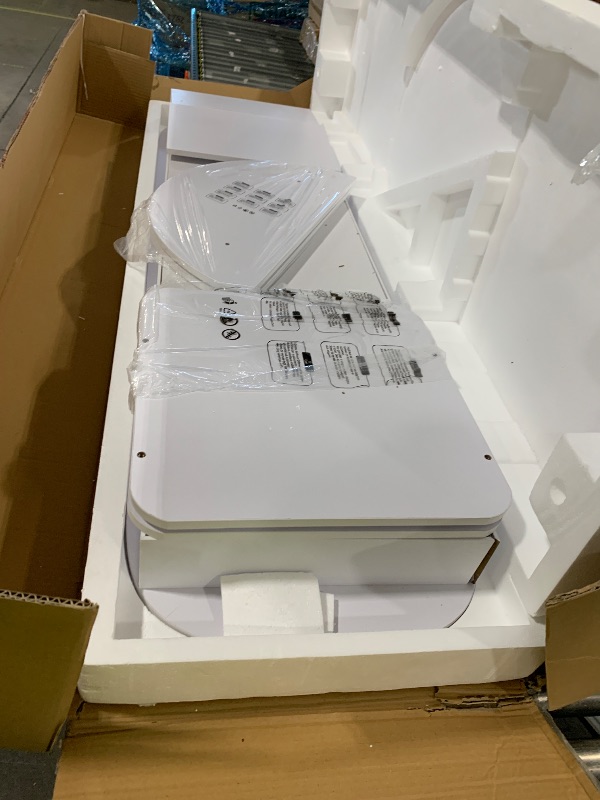 Photo 1 of WHITE MIRROR STAND WITH STORAGE