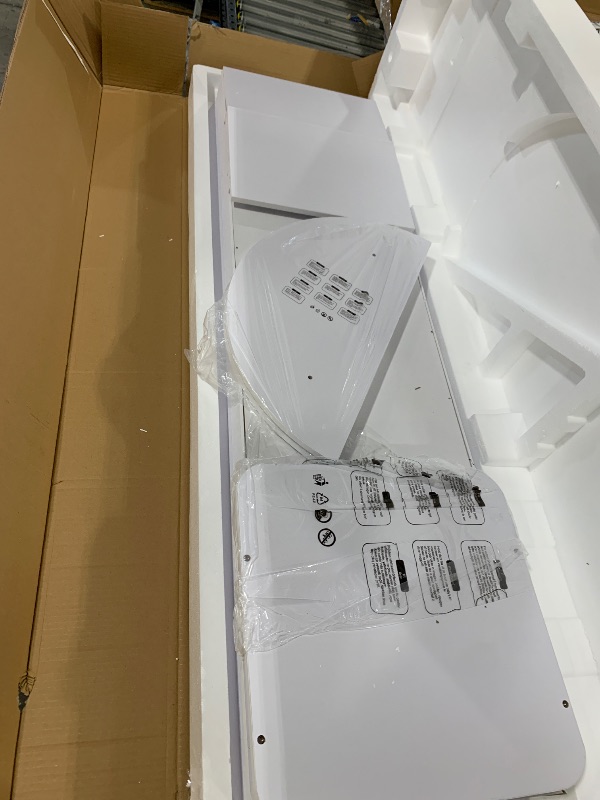 Photo 1 of WHITE MIRROR STAND WITH STORAGE
