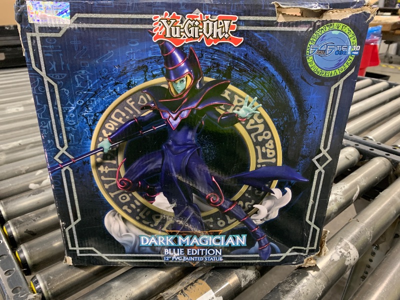 Photo 1 of First 4 Figures Yu-Gi-Oh! Dark Magician PVC Statue (Blue Variant), 12 inches