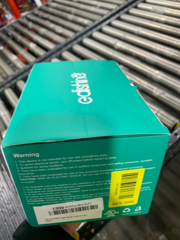 Photo 1 of EDISHINE Vintage LED Edison Bulbs 8W, 60W Equivalent, 2200K Amber Warm Light, A19 Antique Edison Light Bulb with 80+ CRI, A19 Dimmable LED Bulbs, 700LM, E26 Medium Base, 6 Pack