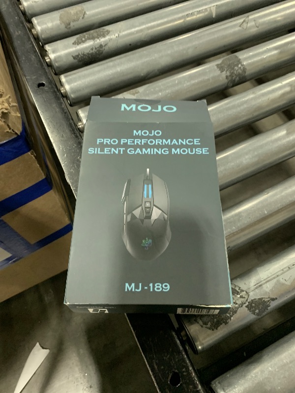 Photo 1 of MOJO Pro Performance Silent Gaming Mouse - Wired Mouse with 9 Programmable Buttons Including Sniper Key, 12000 DPI, 1000 Hz, Force Adjustable, Custom Profiles