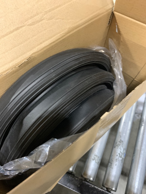 Photo 1 of Sacubee Rubber D Shape Door Seal Strip 1" RV Slide Out Seal Self Adhesive EPDM Rubber Heavy Duty Automotive Weather Stripping for Fill Gaps Apply to Car Truck RV Boat Home Application (42 Feet)