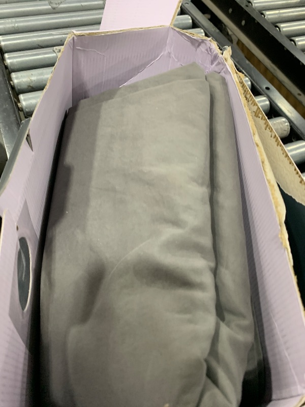 Photo 1 of THREAD SPREAD 100% Egyptian Cotton Sheets Bed Set - 1500 Luxury High Thread Count Bed Sheets, Soft, Cooling, Sateen Weave, 17" Deep Pocket Bedsheet - 4 PC, California King Dark Grey