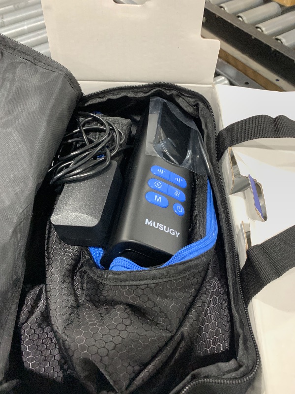 Photo 1 of Air Compression Leg Massager with Heat : MUSUGY Sequential Foot and Calf Massager for Circulation and Pain Relief, with 9 Intensity, 6 Modes, 3 Heat - for Mom, Dad, Standing Jobs & Daily Relaxation