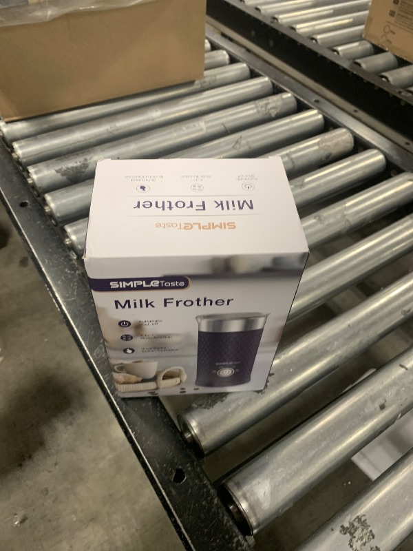 Photo 1 of SIMPLETASTE Milk Frother, 4-in-1 Electric Milk Steamer, Automatic Warm and Cold Foam Maker and Milk Warmer for Latte, Cappuccinos, Macchiato