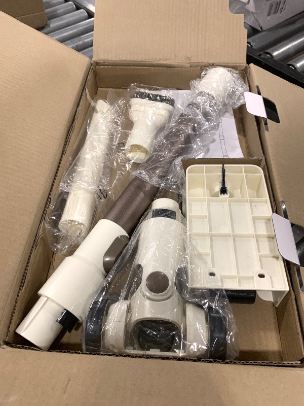 Photo 1 of Clinkal Cordless Stick Vacuum Cleaner for Home - Powerful Suction Cordless Vacuum Cleaner, Anti-Tangle Brush, Lightweight, 6-in-1 Rechargeable Vacuum for Hard Floor(Off-White)