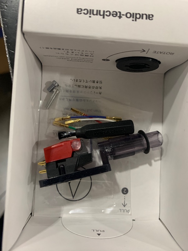 Photo 1 of Audio-Technica VM540ML MicroLine Dual Moving Magnet Stereo Turntable Cartridge Red