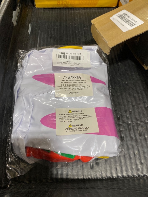 Photo 1 of [ Score Ring ] 2 Pack Easter Inflatable Bunny Rabbit Ears Ring Toss Party Games (2 Set & 8 Rings) Indoor Outdoor Rabbit Ring Toss Toys Gift Party Favors Kids Family Easter Party Supplies Carnival Game