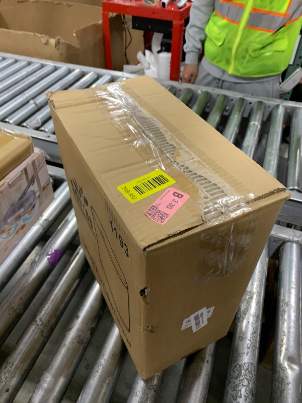 Photo 1 of Sooyee 10 Liter Rectangular Plastic Trash Can Wastebasket with Press Type Lid,2.4 Gallon Garbage Container Bin for Bathroom,Powder Room,Bedroom,Kitchen,Craft Room,Office (Black)