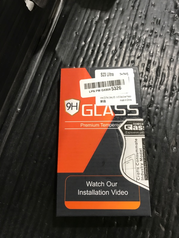 Photo 1 of [2+2 Pack] Glass Privacy Screen Protector for Samsung Galaxy S23 Ultra 5G, 9H Tempered Glass, Ultrasonic Fingerprint Compatible,HD Clear Anti-Spy Film for Galaxy S23 Ultra Glass Screen Protector