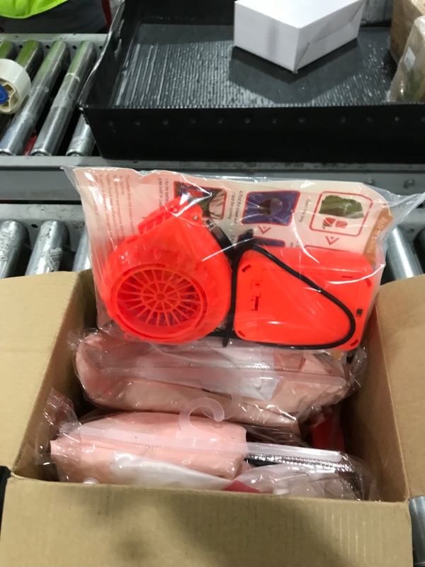 Photo 1 of Sintege 2 Pcs Inflatable Baby Costume for Adult 96'' Funny Blow up Boy Girl Costume for Cosplay Gender Reveal Baby Shower Party