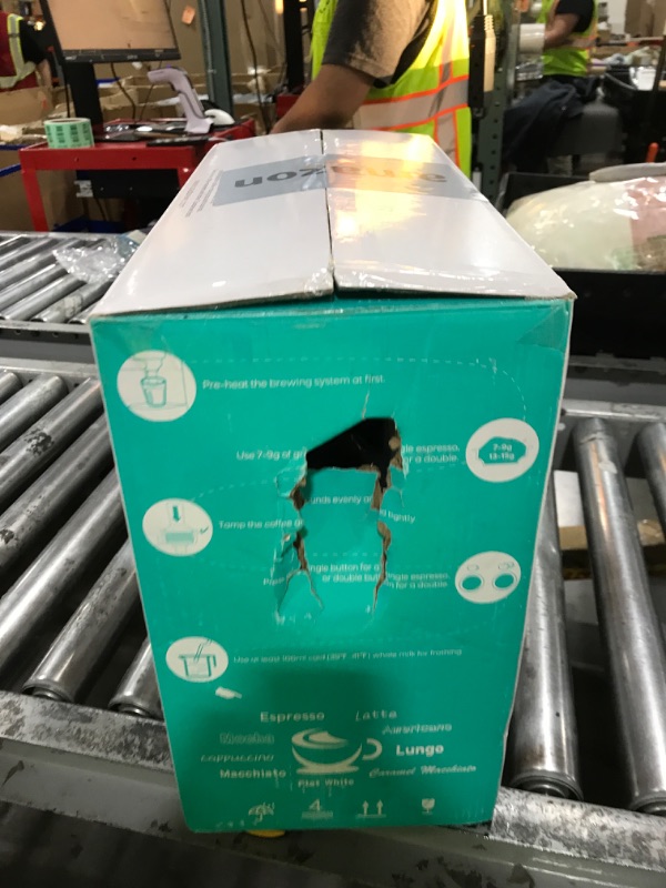 Photo 1 of CASABREWS 3700 Essential Espresso Machine 20 Bar, Stainless Steel Cappuccino & Latte Coffee Maker with Steam Frother for Home, 43.9oz Water Tank, Silver