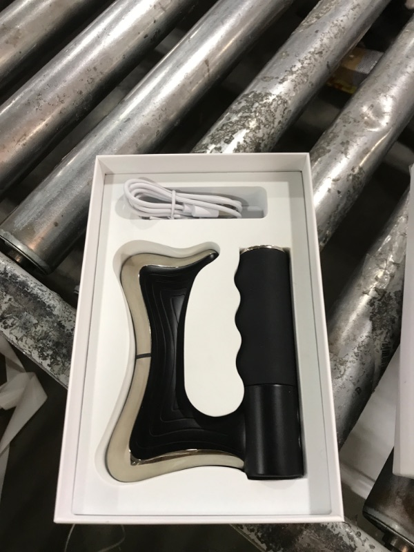 Photo 1 of Heated Muscle Scraper Tool –Electric Fascia Knife Massager Heating and Vibration, Muscle Scraper Tool, Body Gua Sha Massage Tool,Fascia Tool Massage Tools for Deep Tissue(Black)