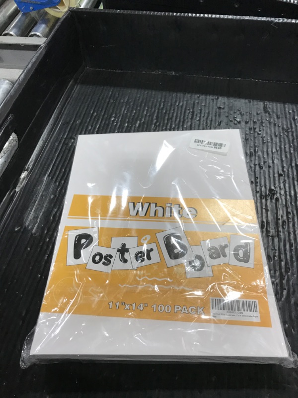 Photo 1 of 100 Pack White Poster Boards, 11"x14" White Poster Paper Heavyweight Poster Board Bulk Blank Poster Board for Art Display Board,Classroom Use,School Craft Project,Presentation Drawing