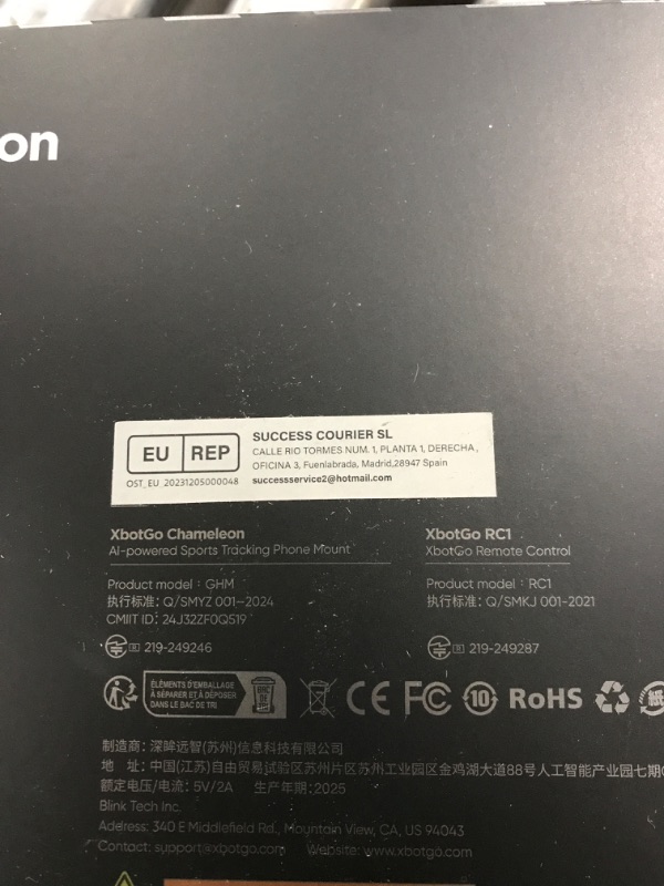 Photo 1 of XbotGo Chameleon AI Auto Sports Action Camera - 4K 60FPS Soccer Camera and Basketball Tracking Camera for Team Sports, Live Streaming, No Subscription, Works with iOS & Android (Lava Graphite)