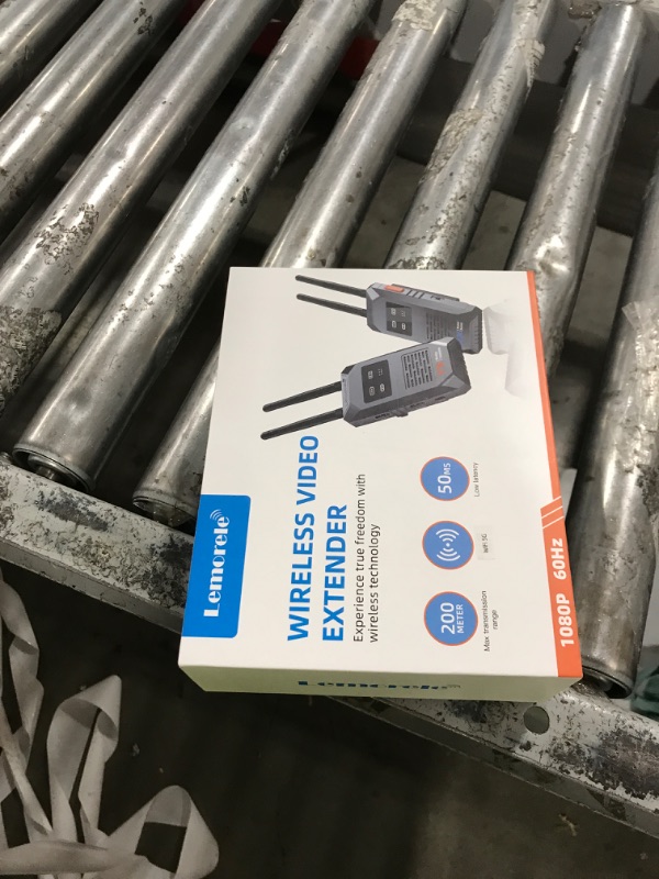 Photo 1 of Lemorele Wireless Video Transmitter and Receiver, 1080P60Hz Low Latency,Up to 4 Receiver, HDMI in & Loop Out,USB-C Powered,Plug and Play up to 200m Range?for Streaming/Video Production/Home Theater