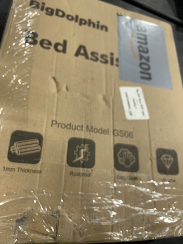 Photo 1 of BigDolphin Bed Rails for Elderly Adults - ASTM Approved, 350 LBS Capacity, Tool-Free Assembly, Non-Slip Ergonomic Handle with Storage Pocket, Safe Bed Rails for Seniors