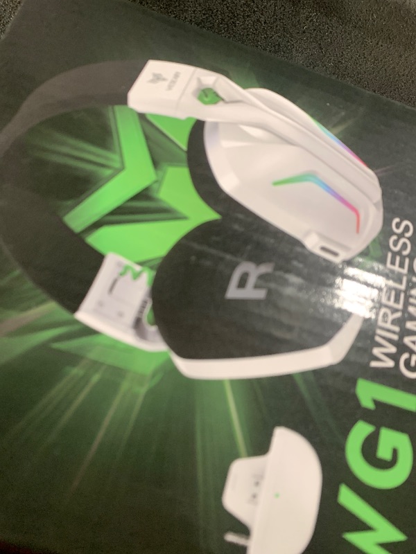 Photo 1 of WESEARY Wireless Gaming Headset for Xbox Series X|S, 2.4GHz Ultra-Low Latency Headset with Noise Cancelling Mic for PC, PS5, PS4, Switch, Mac, 3D Surround Sound, Bluetooth 5.4, 50H Battery