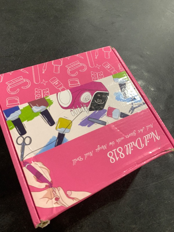 Photo 1 of PYVOLA Professional Electric Nail Drill E-File Machine - 45,000 RPM Corded Nail Drills Kit with Low Noise & LED Display for Shaping, Removing & Polishing Acrylic Gel Nails for Salon Home