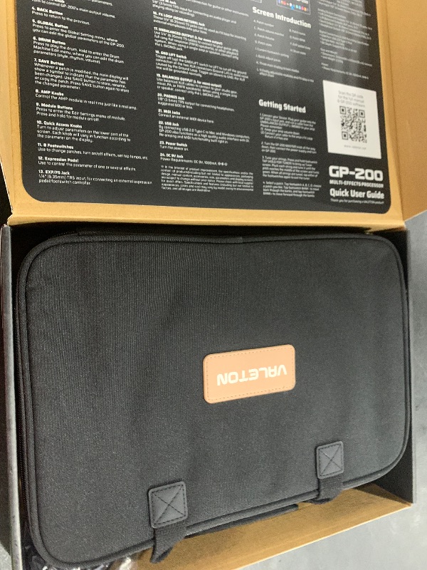 Photo 1 of VALETON GP-200 Multi-Effects Guitar/Bass Pedal with Expression, FX Loop, MIDI, Amp Modeling, IR Cab Simulation, Stereo, USB Interface