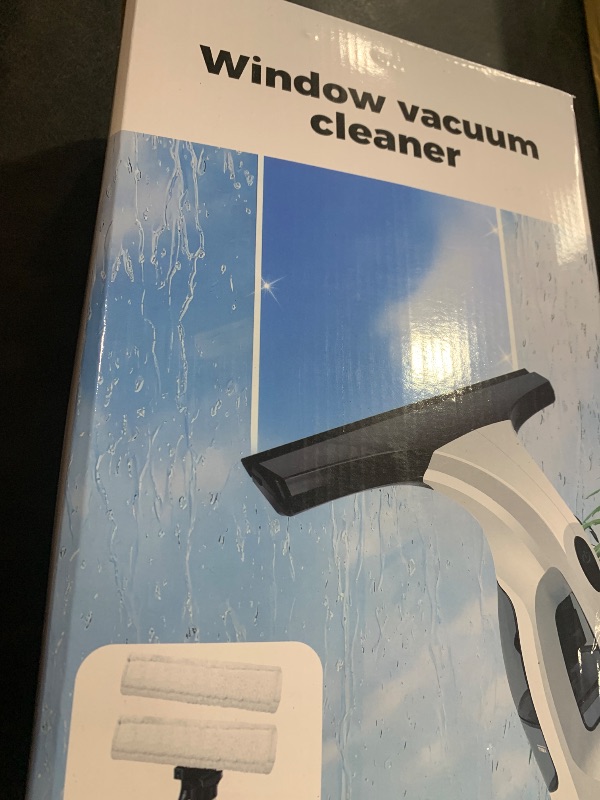 Photo 1 of ZRHI Window Vacuum Squeegee Cordless, Electric Window Cleaner Tool with Water Collection Tank, Window Cleaning Kit Shower Squeegee for Glass Doors, Windows, Mirrors, Car