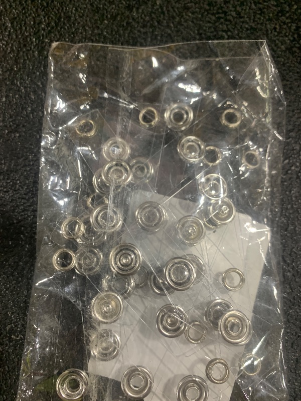 Photo 1 of 10 Pcs ID Badge Holder Straps, Clear Badge Strap with Snap and Eyelet Badge Clips, for Card Holder, Key Rings