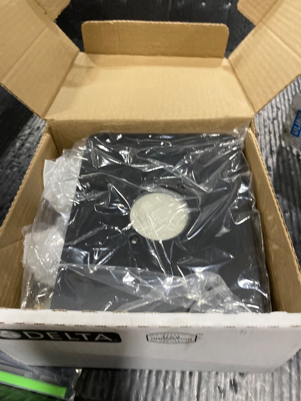 Photo 1 of Delta Faucet Velum 14 Series Single-Function Black Tub and Shower Faucet Set, Valve Trim Kit, Shower Handle, Delta Shower Trim Kit, Shower Set, Matte Black T14437-BL (Valve Not Included)