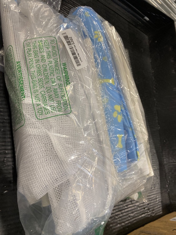 Photo 1 of MODESLAB Rabbit Cage, 48" x 24" Large Pet Playpen Enclosure for Small Animal- Guinea Pig, Hamster, Bunny, Puppy, PVC Frame Chicken Coop with Waterproof Tarp & Mesh Cover Indoor Outdoor